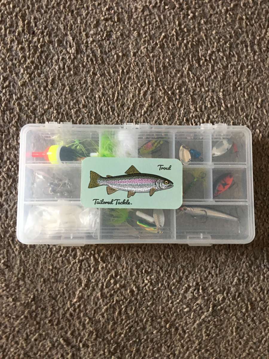 Brand new tailored tackle trout kit