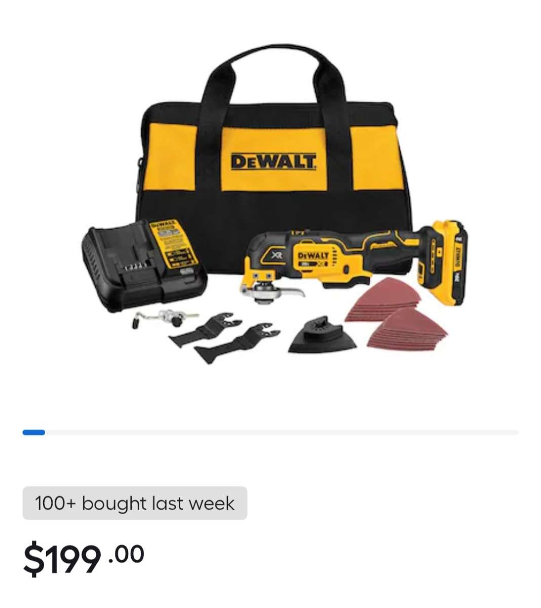 Dewalt mult tool 20 volt brand new with batteries and charge