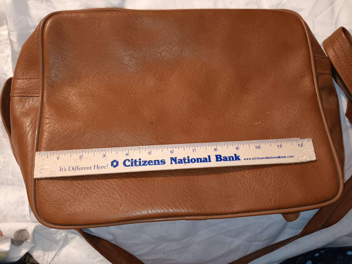 Vintage Brown weekender bag