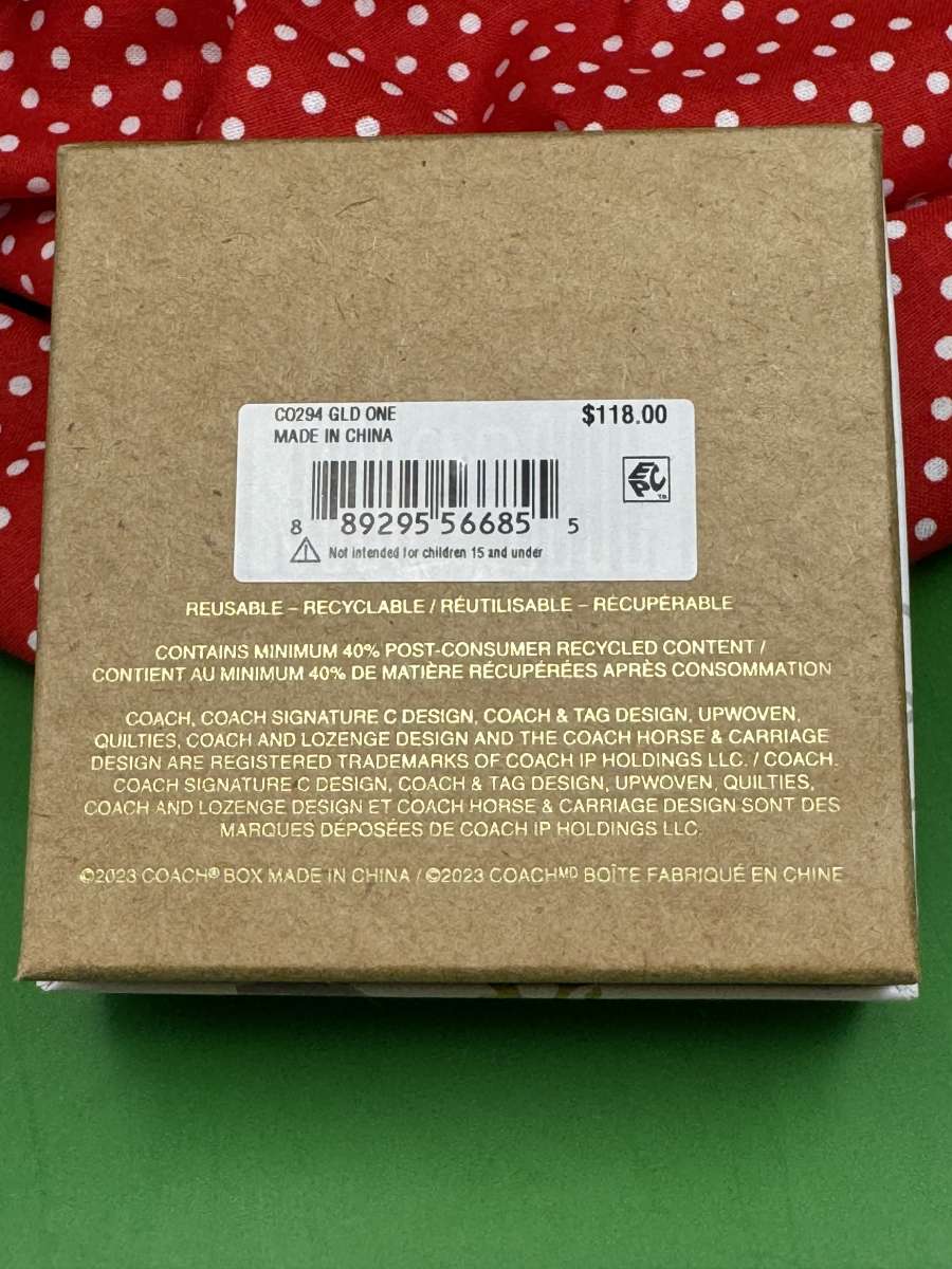 AHSHWomens Coach C Signature Cherry Heart Gift Set 3 Pairs S