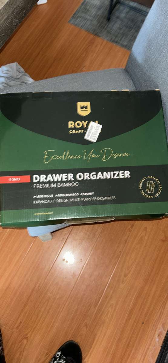 Premium Bamboo Silverware Organizer