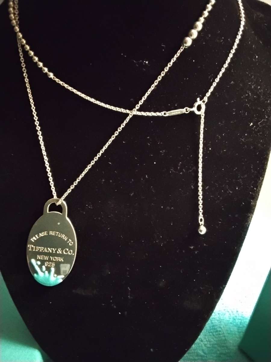 TIFFANYCO BLUE SPLASH NECKLACE