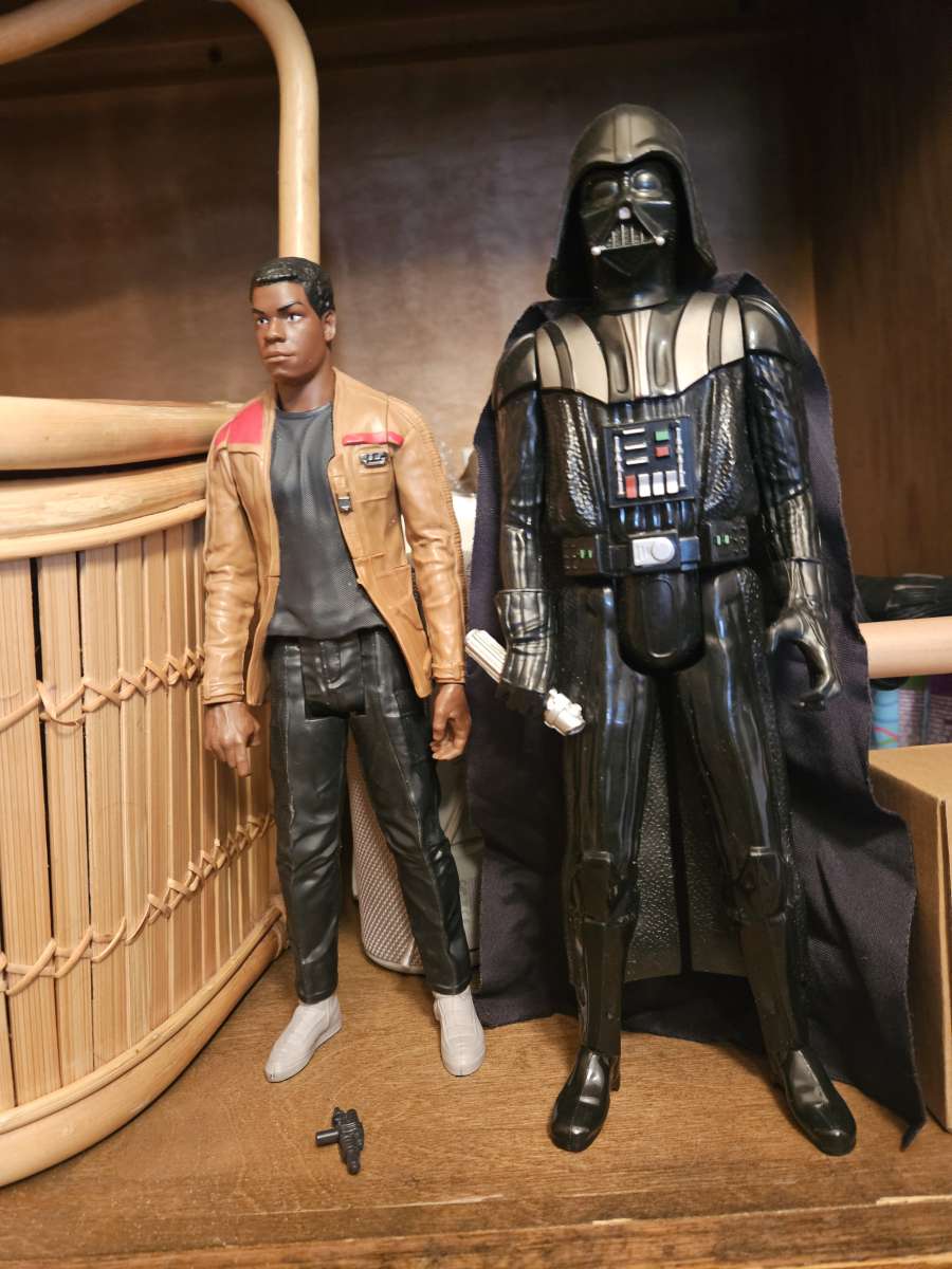 Star Wars Finn and Darth Vader Action Figures
