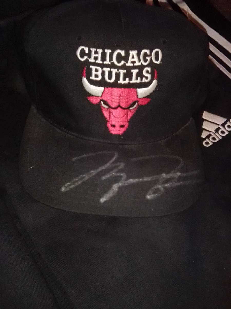 Michael Jordan signed autographed Chicago bulls hat