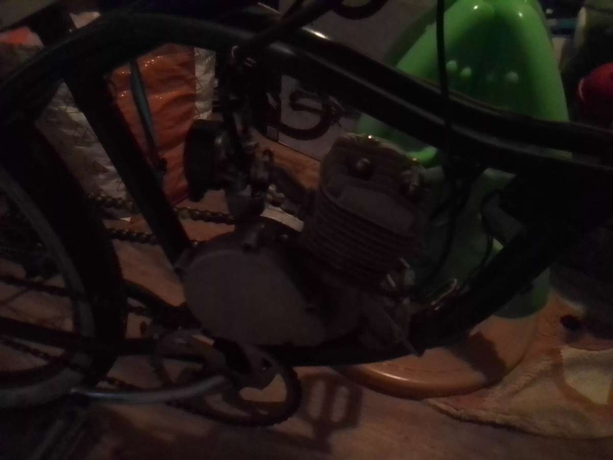 bicycle with motor to drive