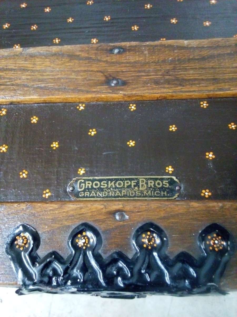 Groskopf Bros Steamer Trunk