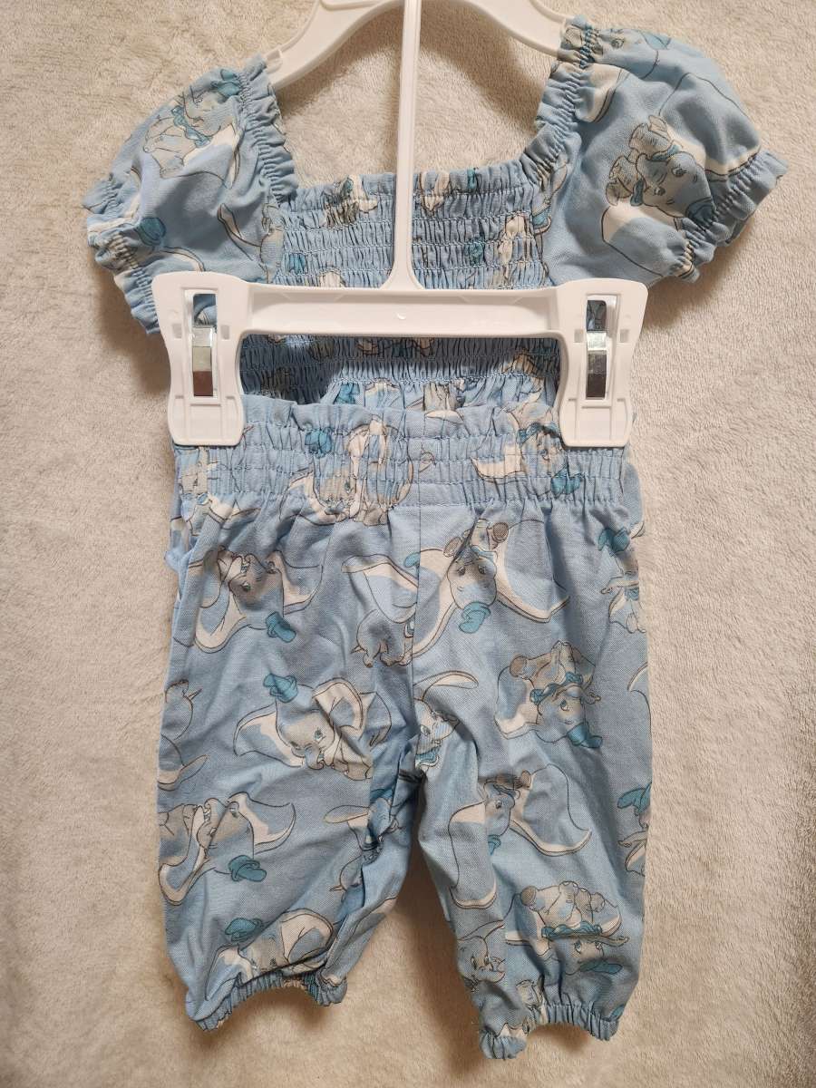 0 to 3 Months Baby Girls Disney Blue Outfit