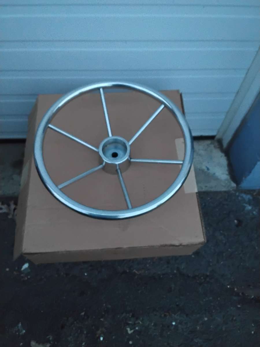 Nice Stainless Steel Steering Wheel 16 inch 6 Spoke Wheel