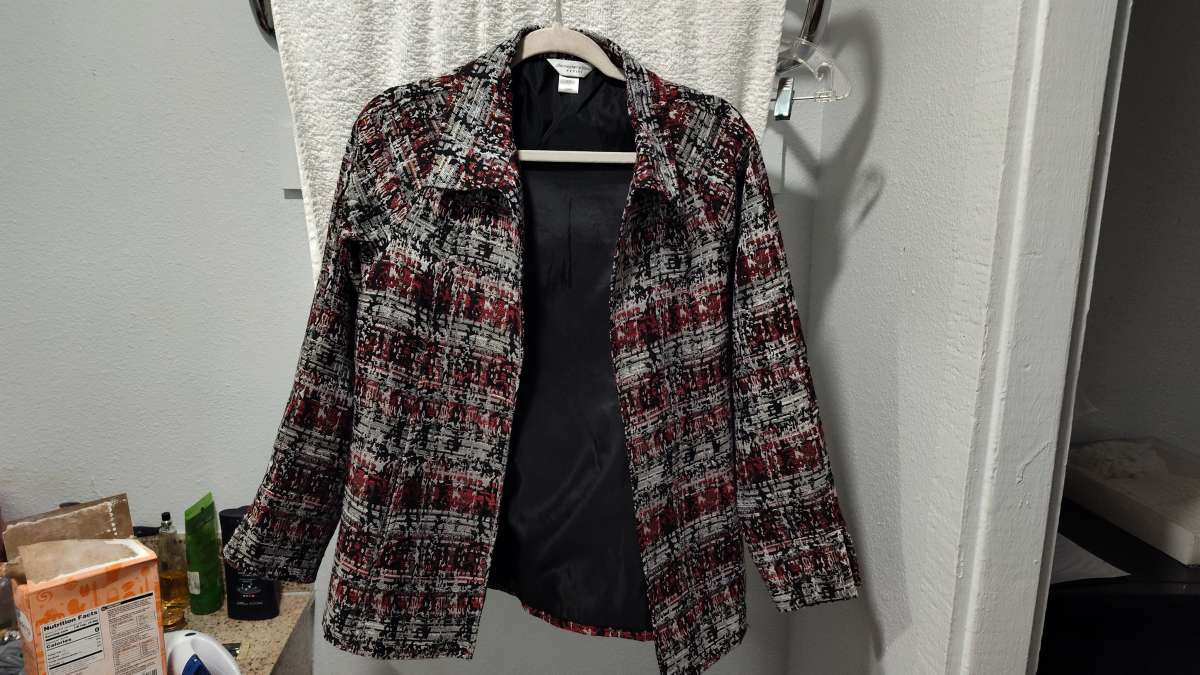 RARE VTG Christopher  Banks Monogram Casual or Business Blaz