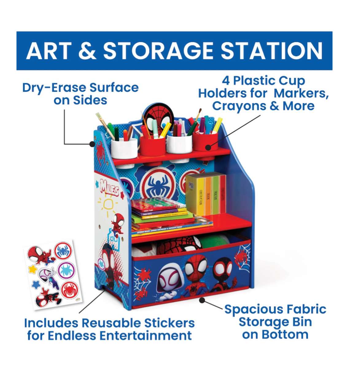 Spidey and His Amazing Friends 3Piece Art  Play Toddler Room