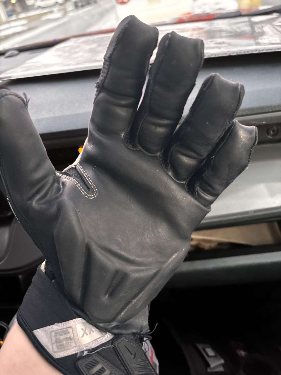 Two left hand gloves for Centers and one XLone XXL