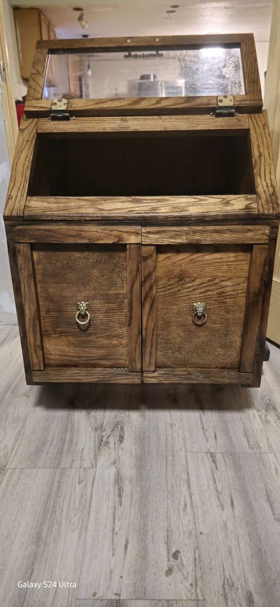 1871 antique bread box refurbished