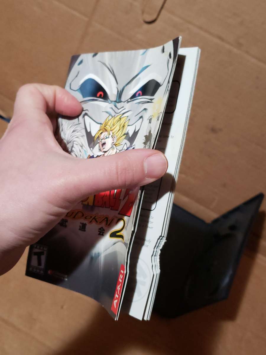 Dragon Ball Z budokai 2 ps2 Case And Manual Only