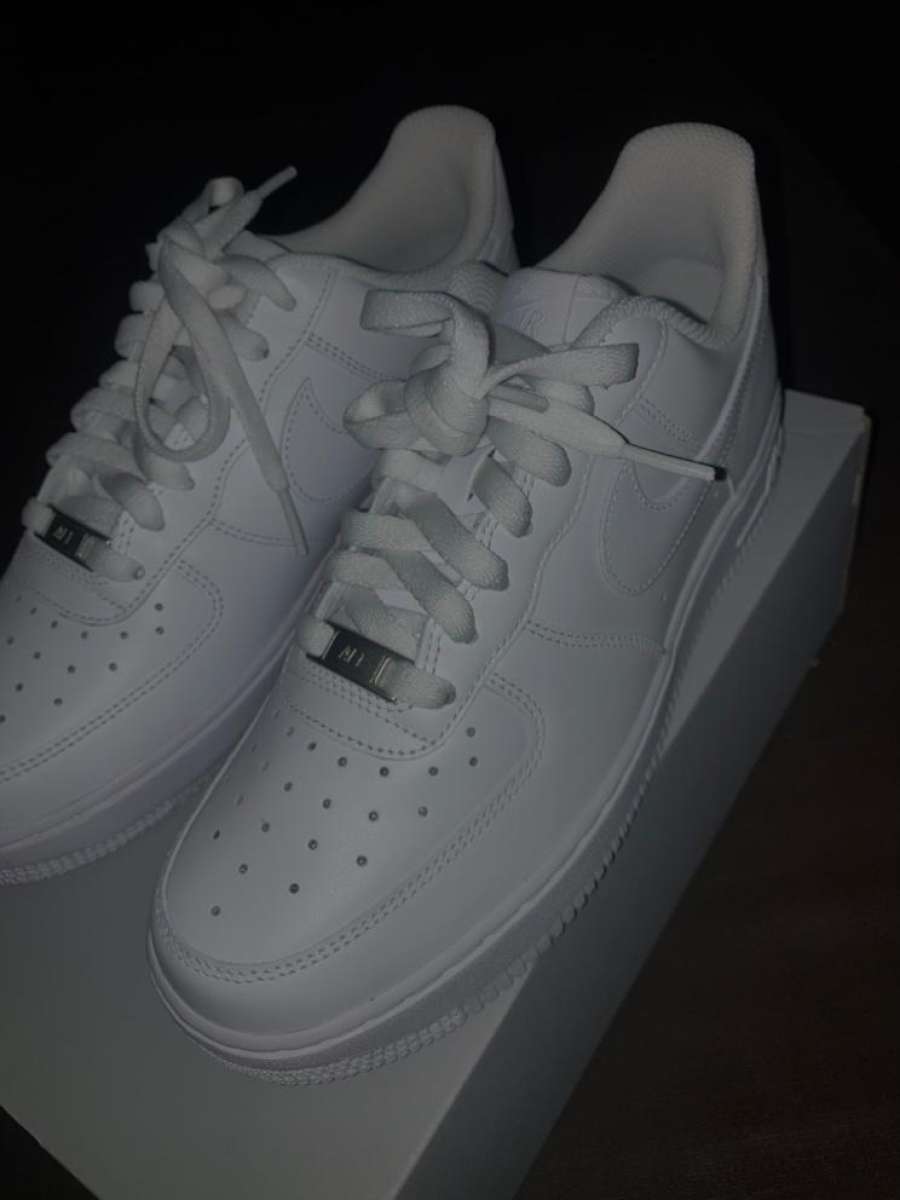 white Air forces 1s