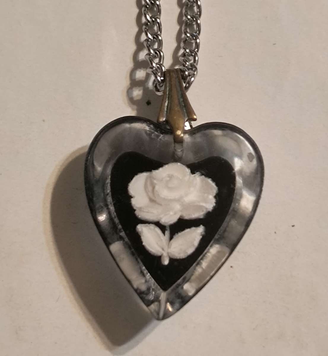 Flower Heart Necklace