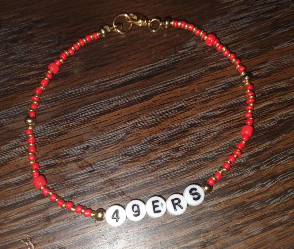 49ers bracelet handmade
