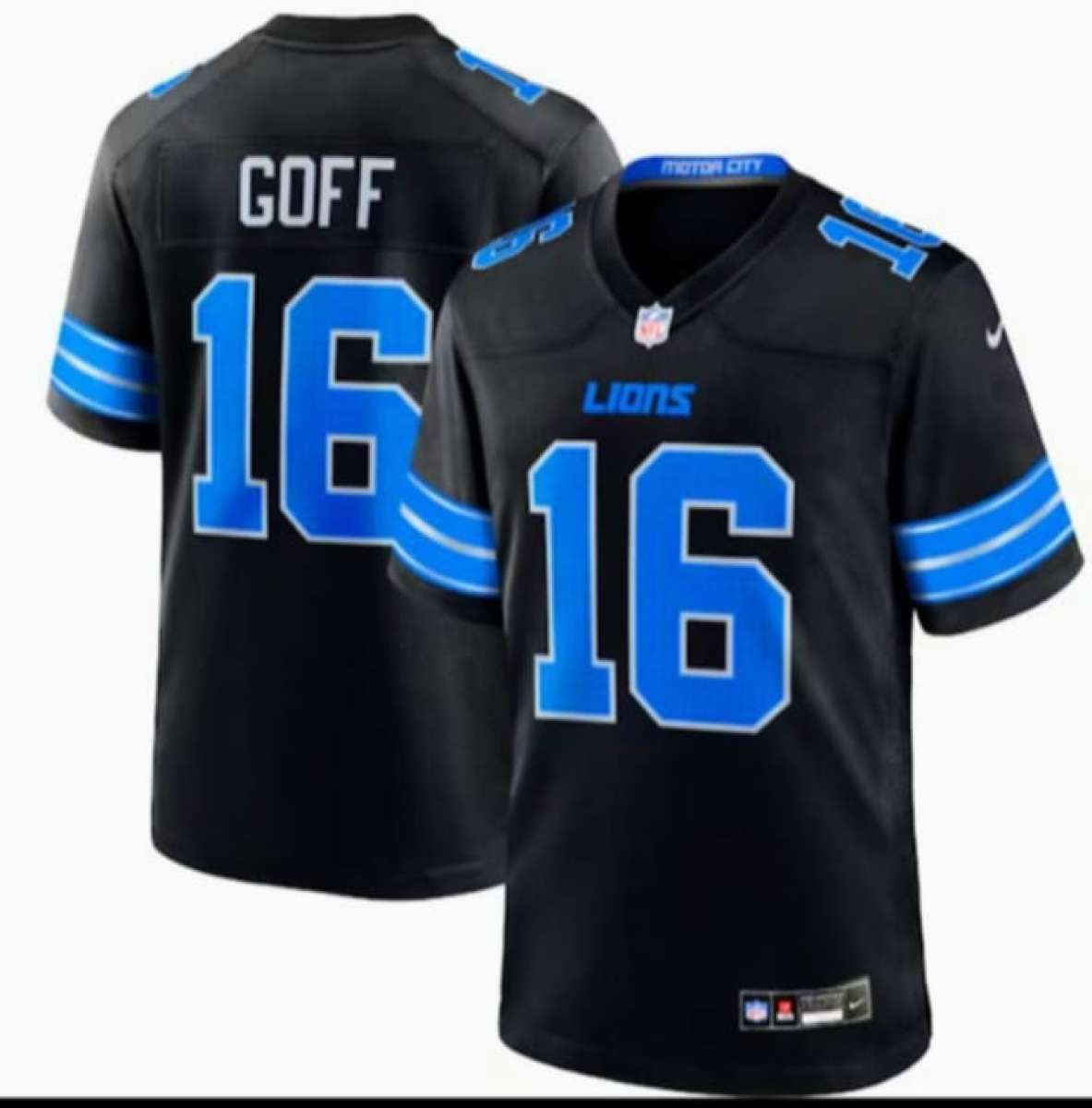 J Goff Detroit Lions jersey Large