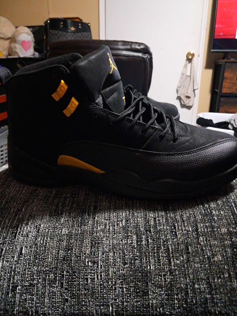 Jordan retro 12s black taxi