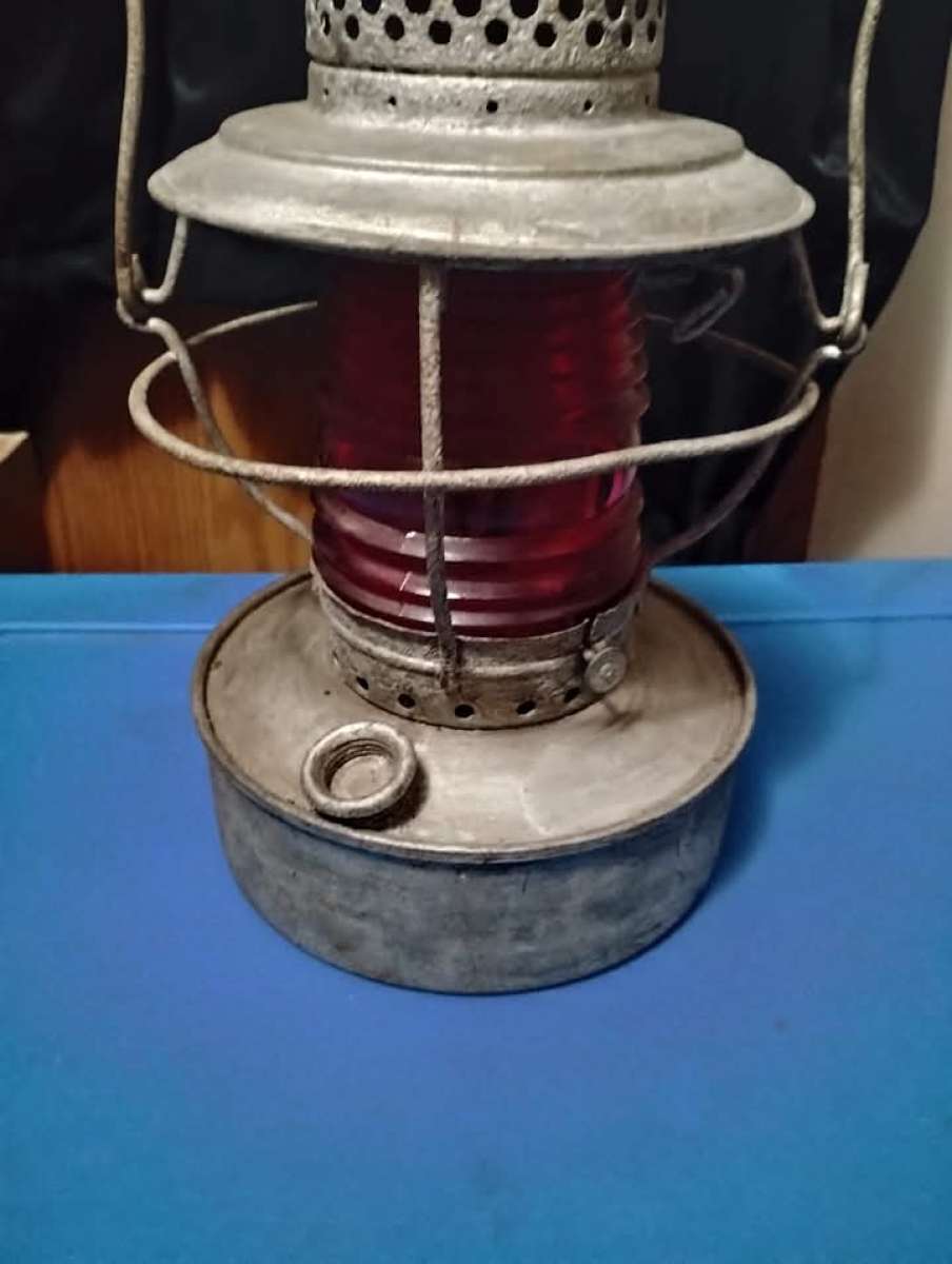 old rail road lantern