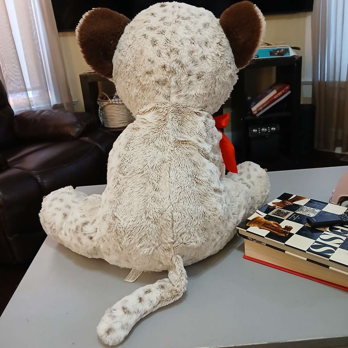 XL Leopard Plush Toy 25 inches Sitting
