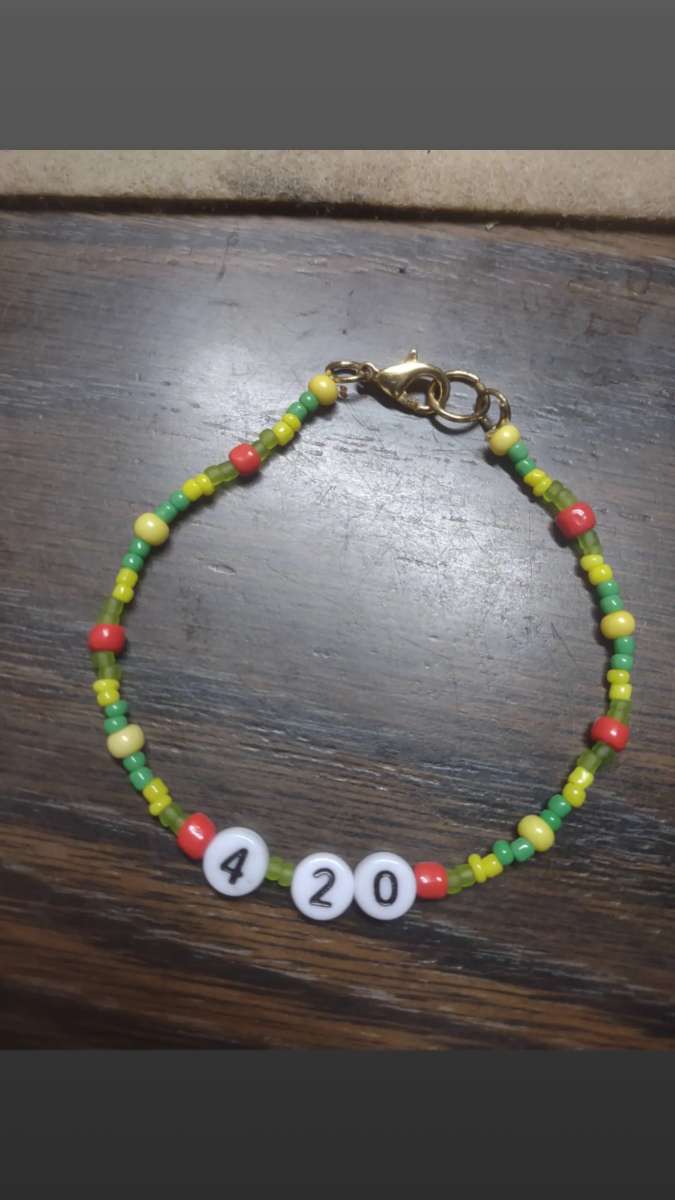 handmade 420 bracelet