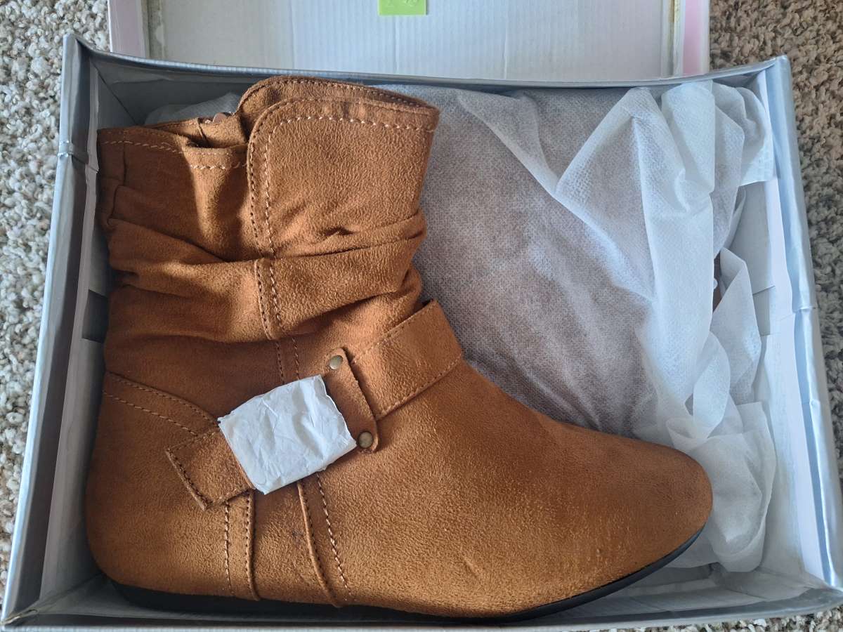 Brand New tan ankle boots