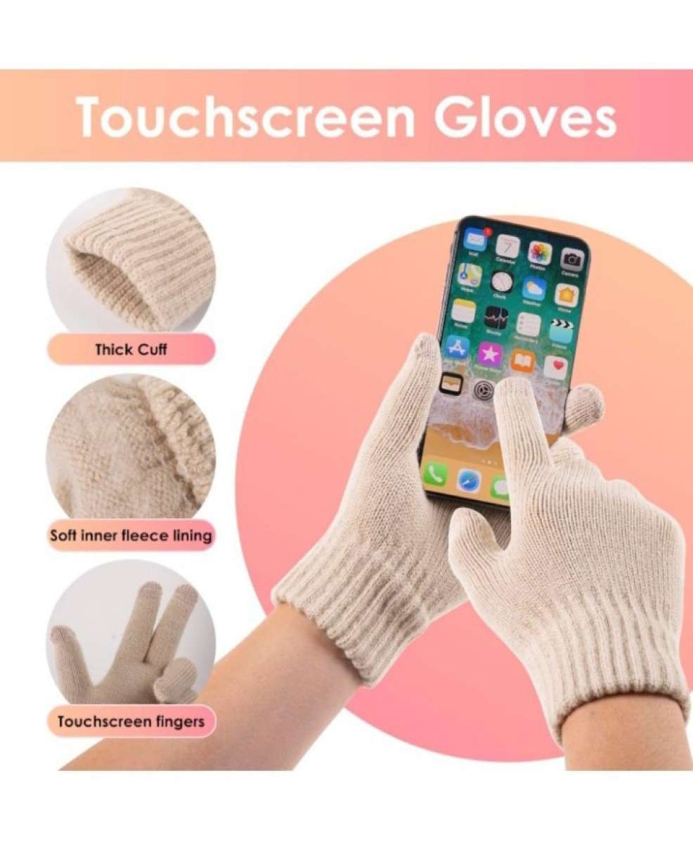 winter hats scarf and gloves set black