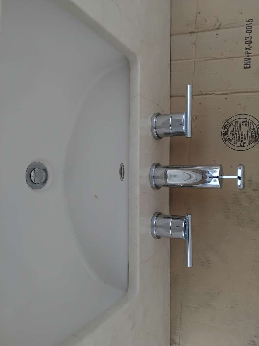 Bathroom Granite Vanity Top with Sink Faucet Display Model