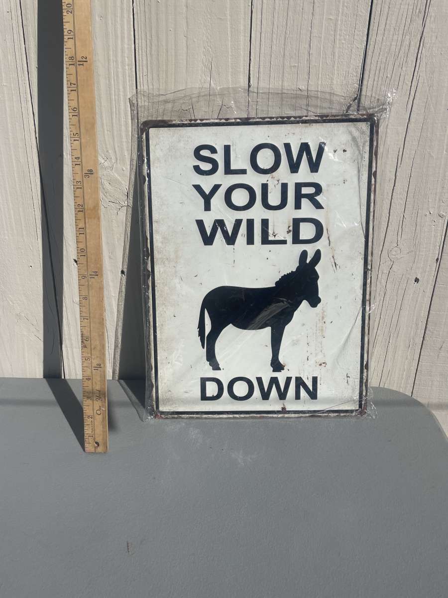 New Funny Metal Sign