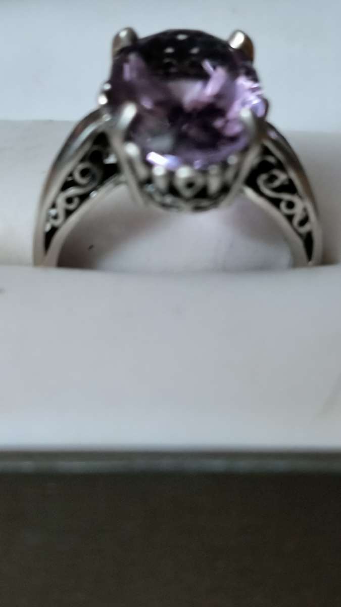 Kabana Sterling Amethyst Ring