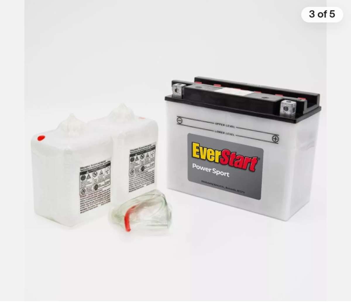 EverStart Lead Acid PowerSport Battery Group Size 50N18LA3 1