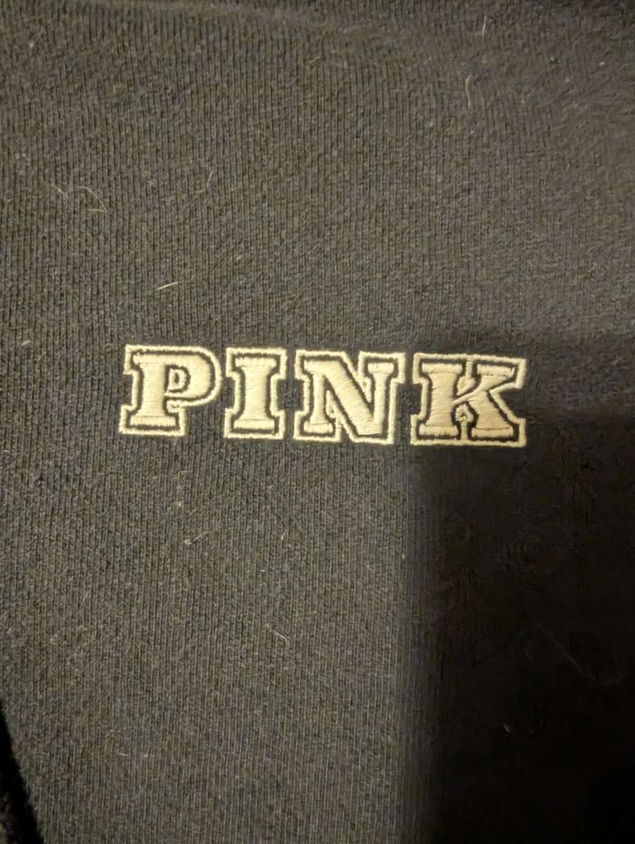 RARE Victoria Secrets Black And White Hoodie