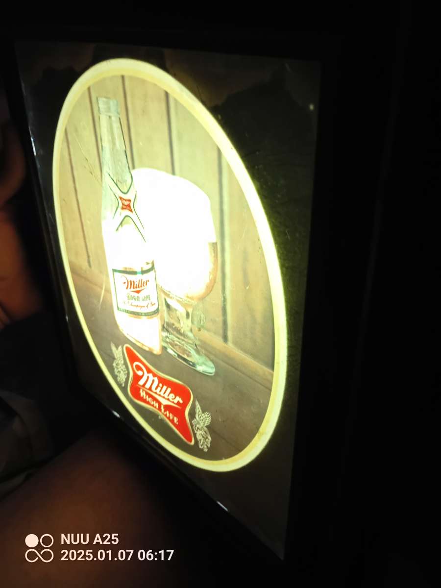 vintage light beer signs