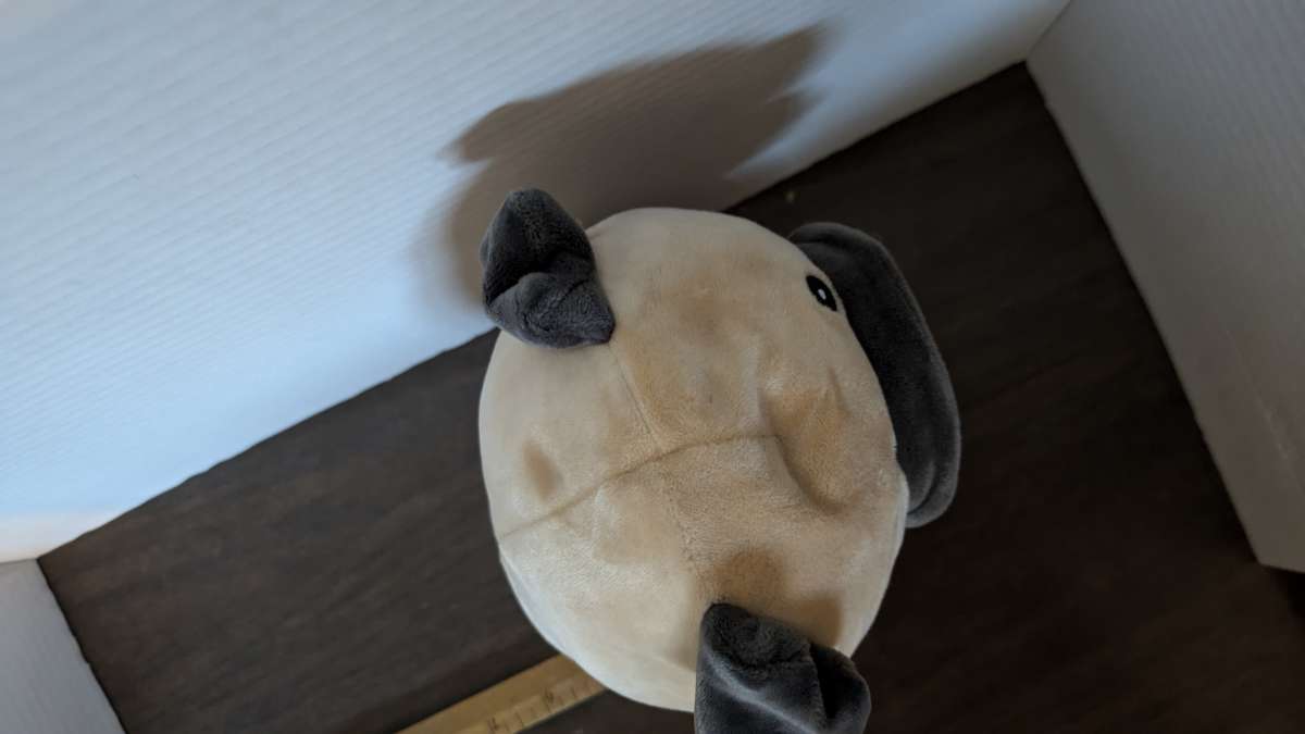 Squishmallows Hug Mees Valentines Pug Dog Holding Pink Heart