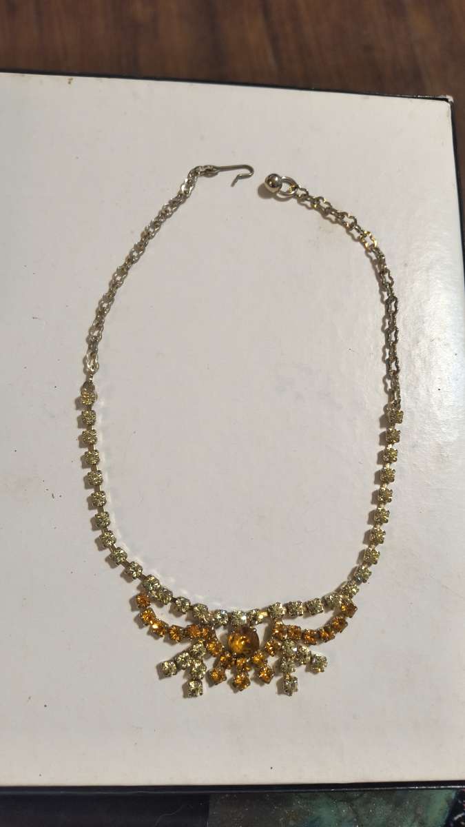 Citrine Gemstone Necklace