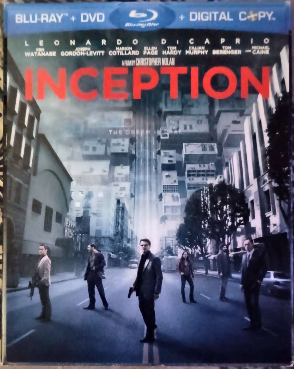 Inception Bluray and DVD