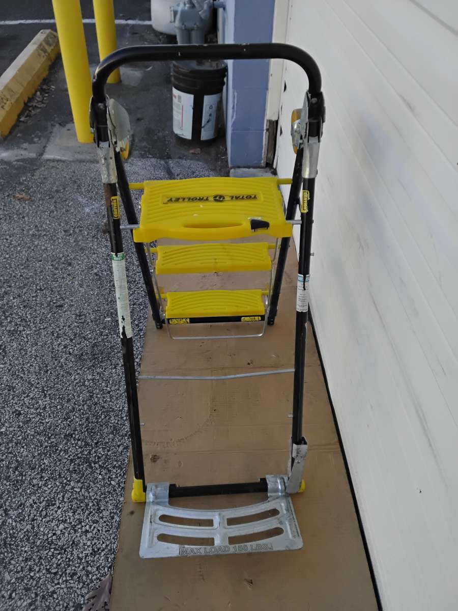 Nice Hand Truck and Step Ladder and Dolly Like New