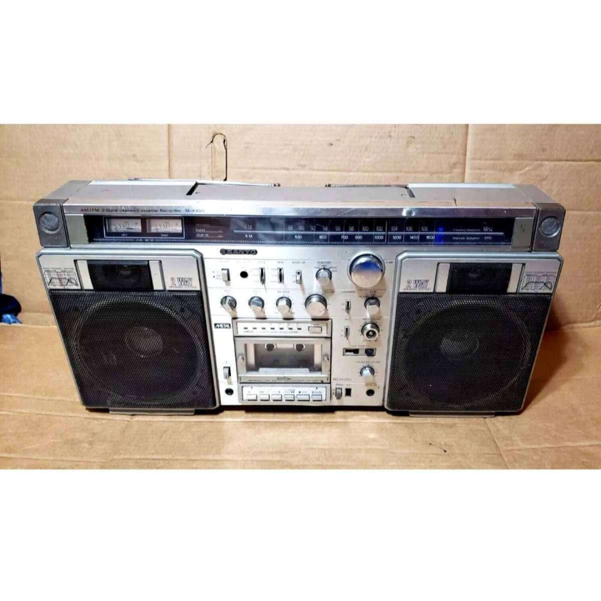 Sanyo MX920 Vintage Boombox Tested Works Made In Japan W Plu