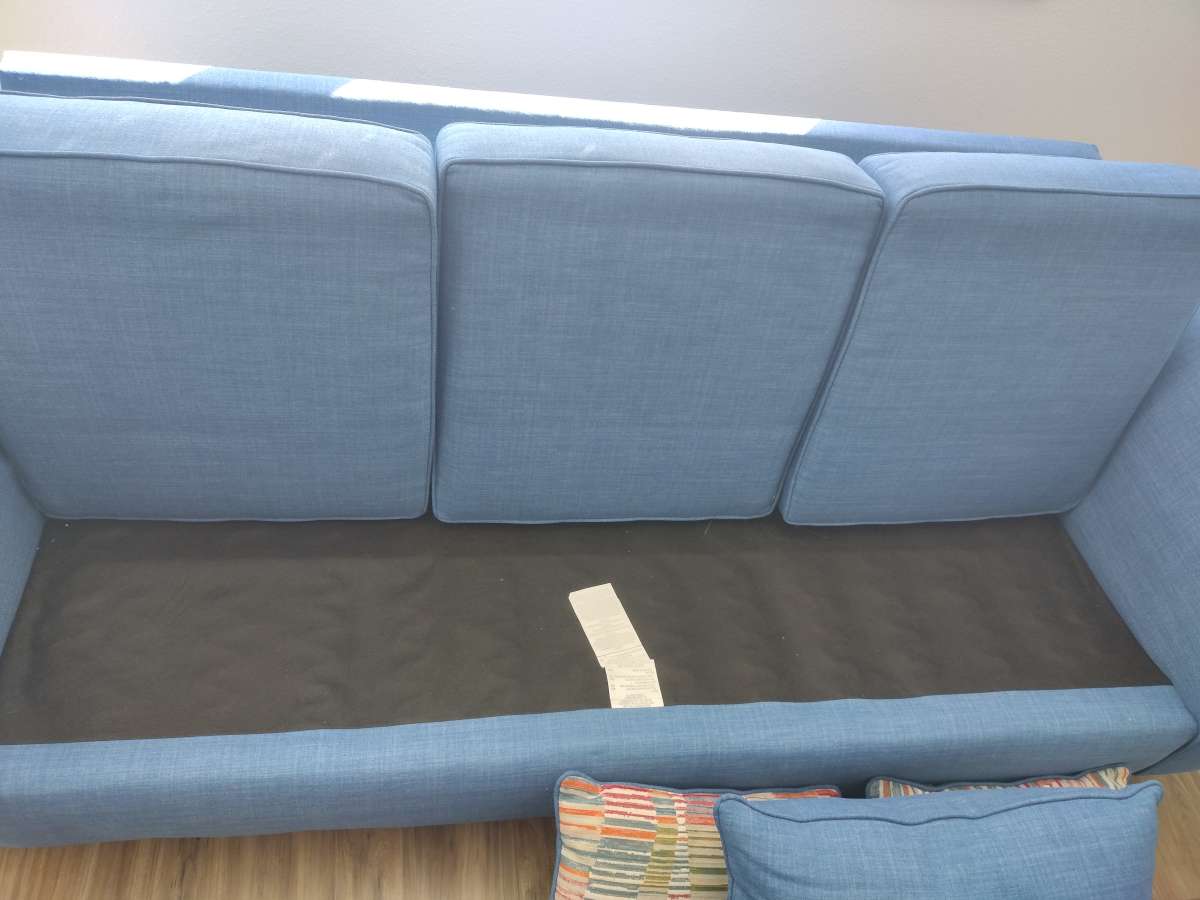 sofa and rug