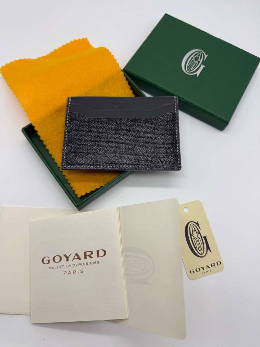 Black Goyard Card Holder
