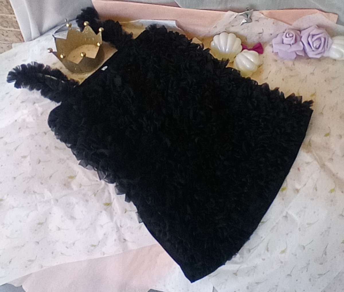 Black Ruffle Dance Wear Tank I have 5 of these EUC