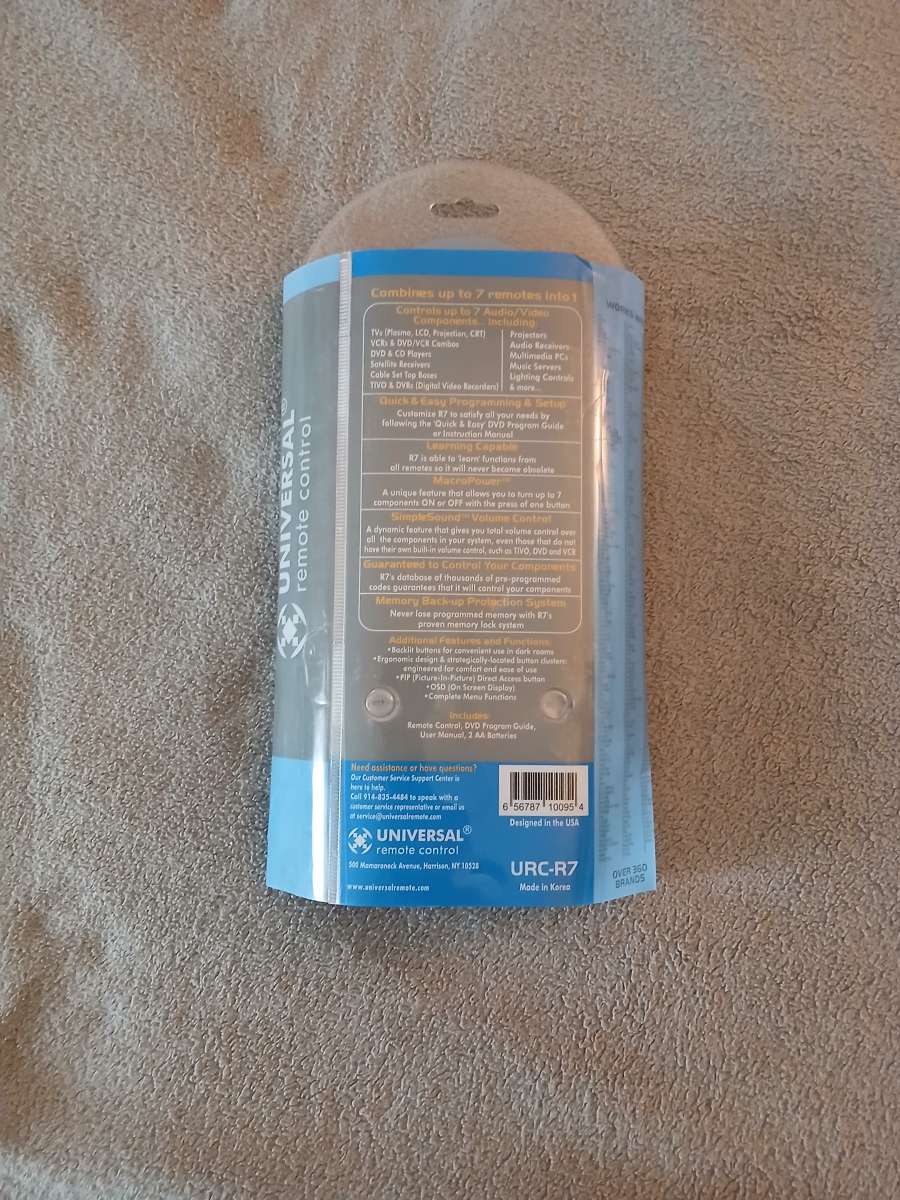 Universal Remote Control URC R7 DVD
