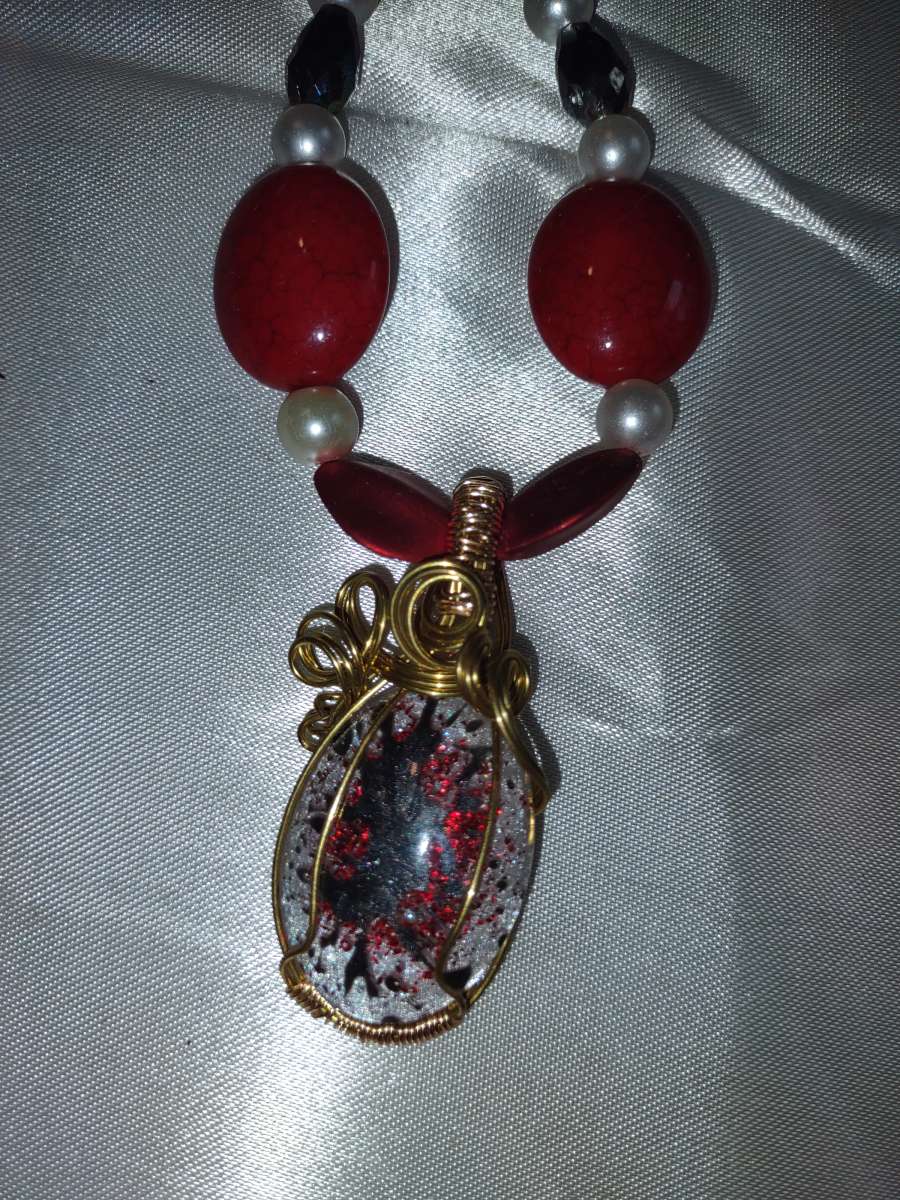 one of a kind handmade necklace