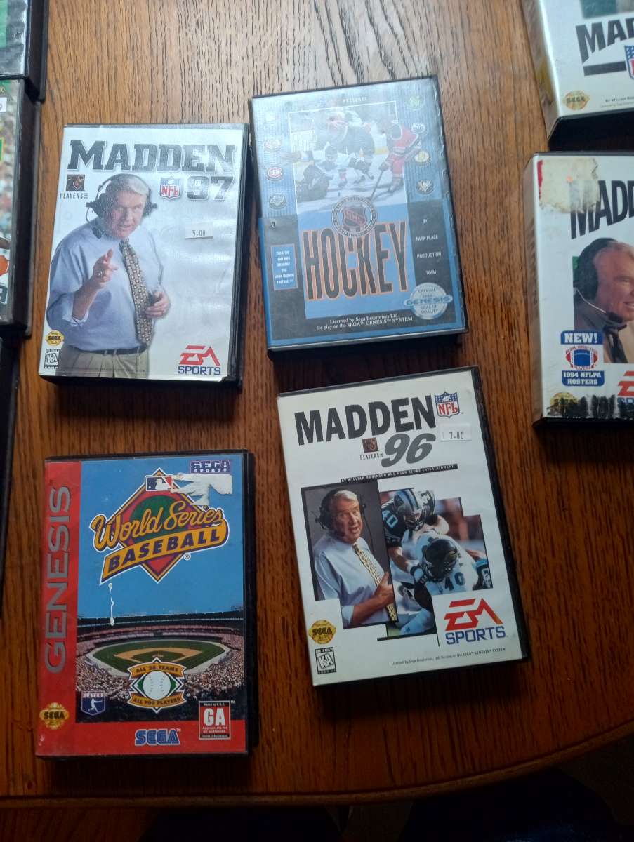 Original Sega Genesis games complete in box