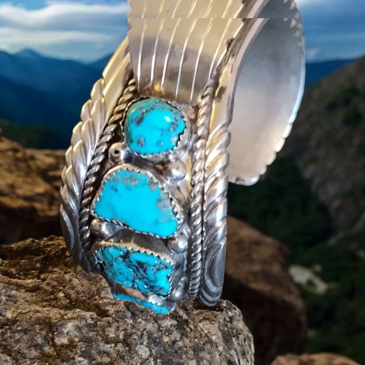 Native American Turquoise watch Band