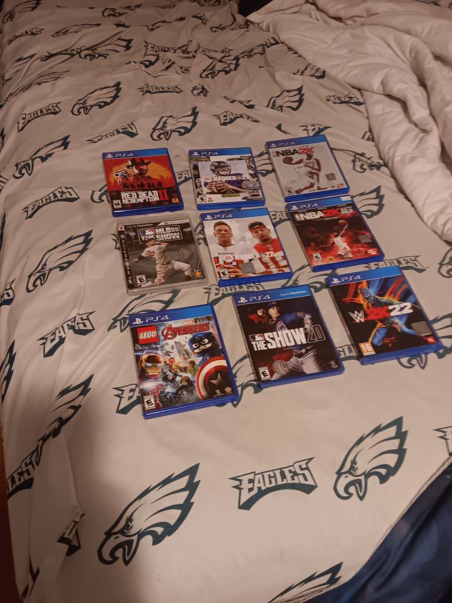 ps4 games and one ps3 game