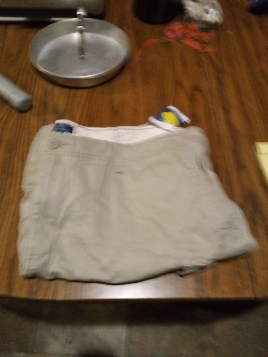 tan shorts