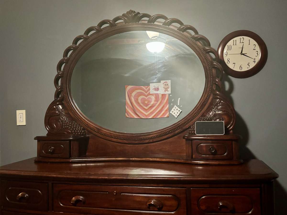 Vintage Dresser with Mirror