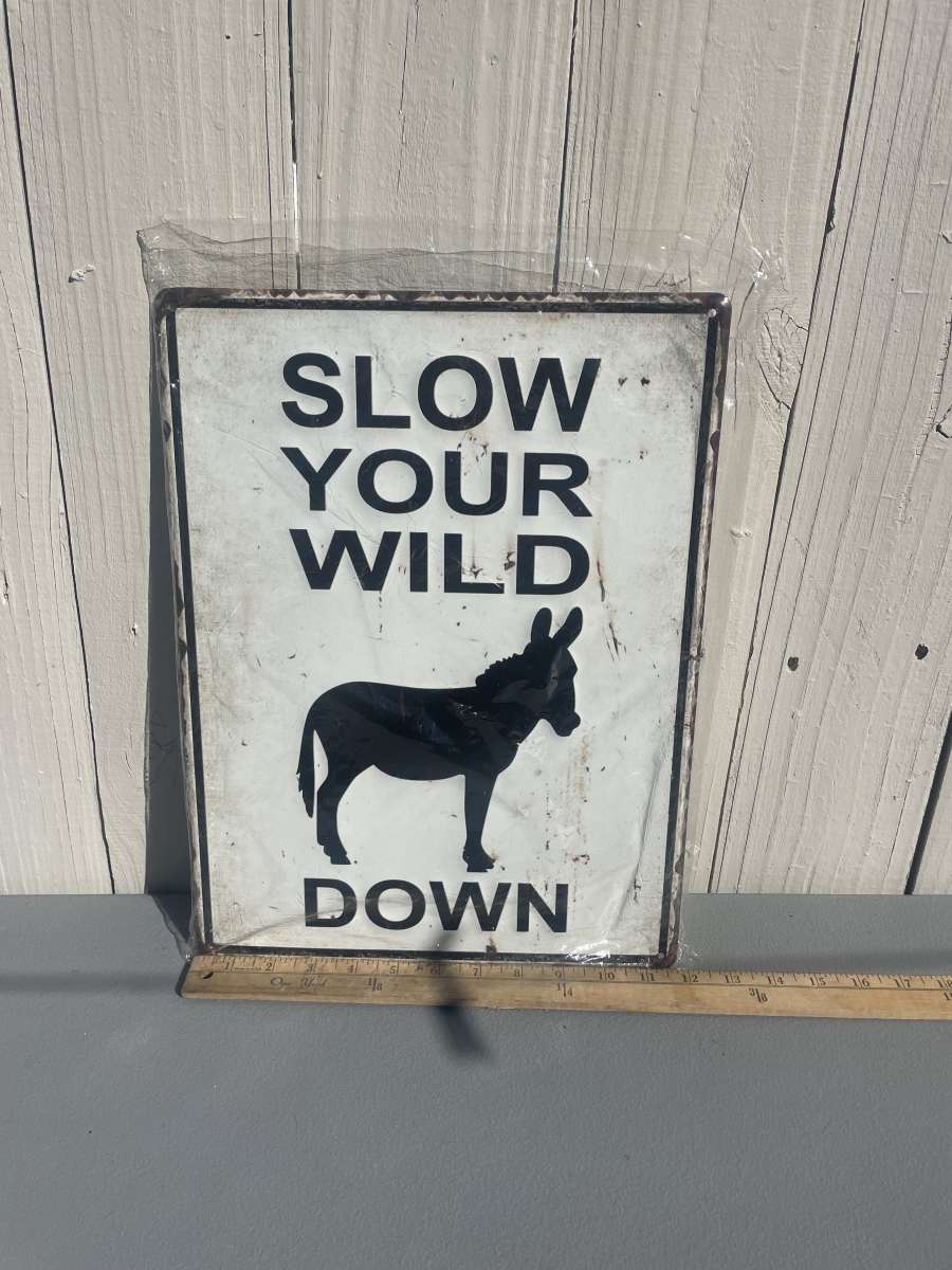 New Funny Metal Sign