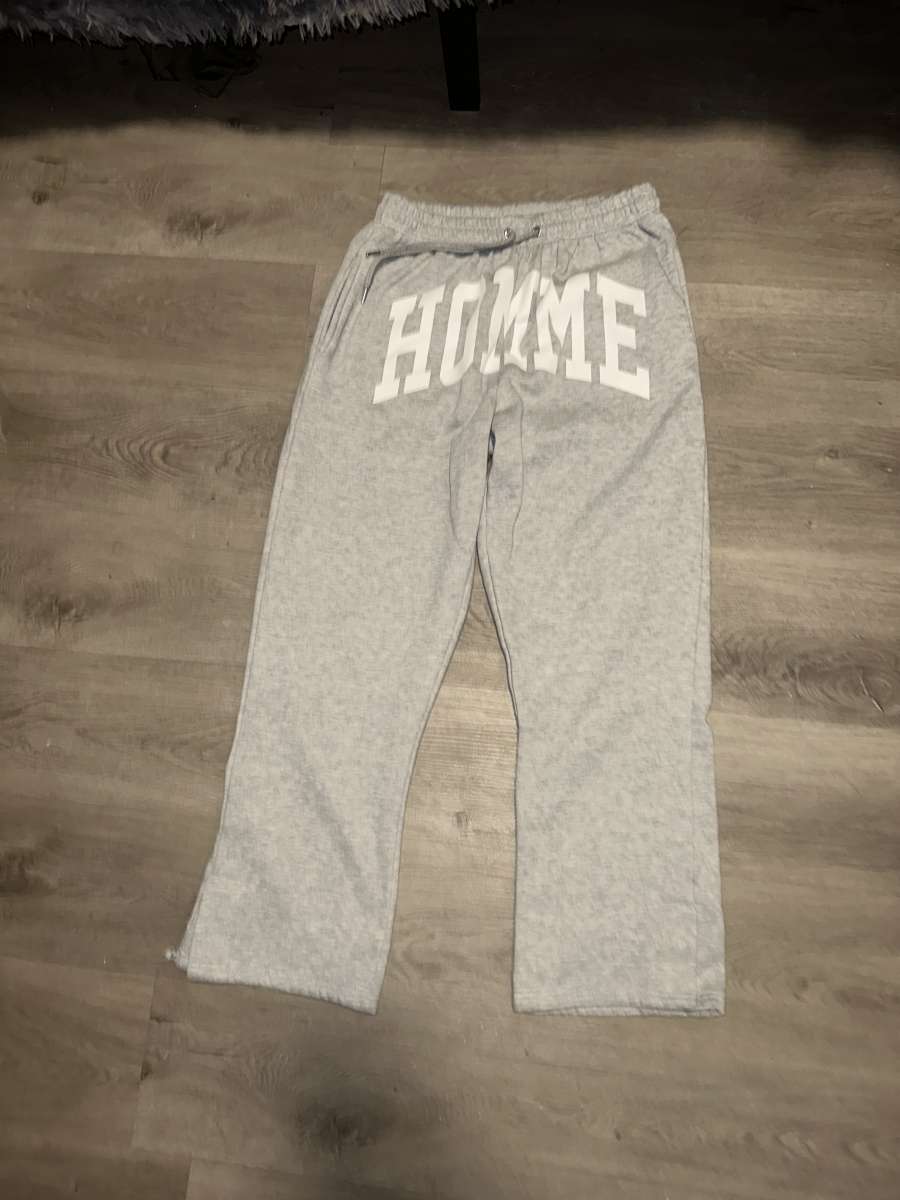 Grey sweatpants